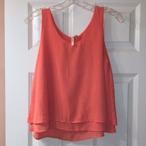 Francesca's | Coral Tank Top
